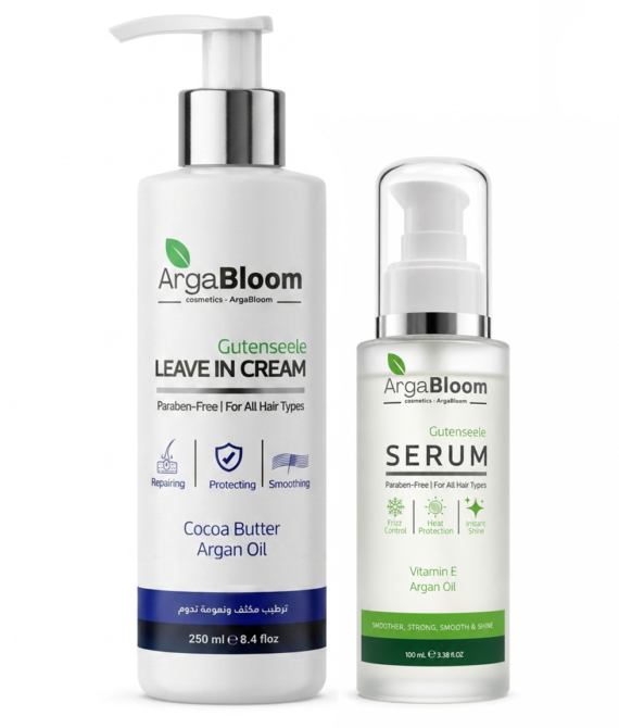 ArgaBloom Smooth & Shine Hair Set | Leave-In + Hair Serum