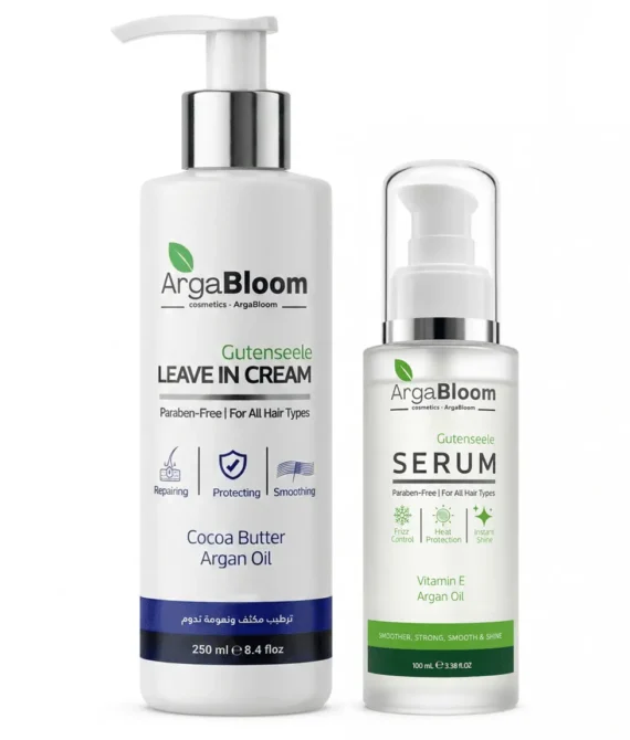 ArgaBloom Smooth & Shine Hair Set | Leave-In + Hair Serum