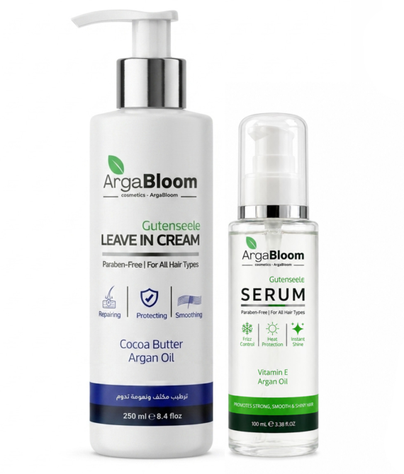 ArgaBloom Smooth & Shine Hair Set | Leave-In + Hair Serum