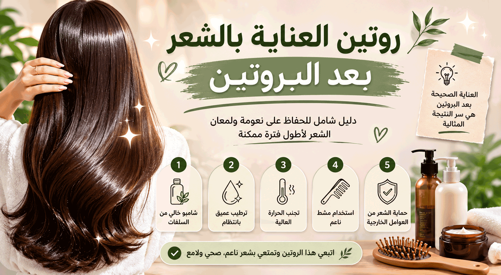 روتين العناية بالشعر بعد البروتين — أفضل شامبو خالي من السلفات بعد البروتين والكيراتين